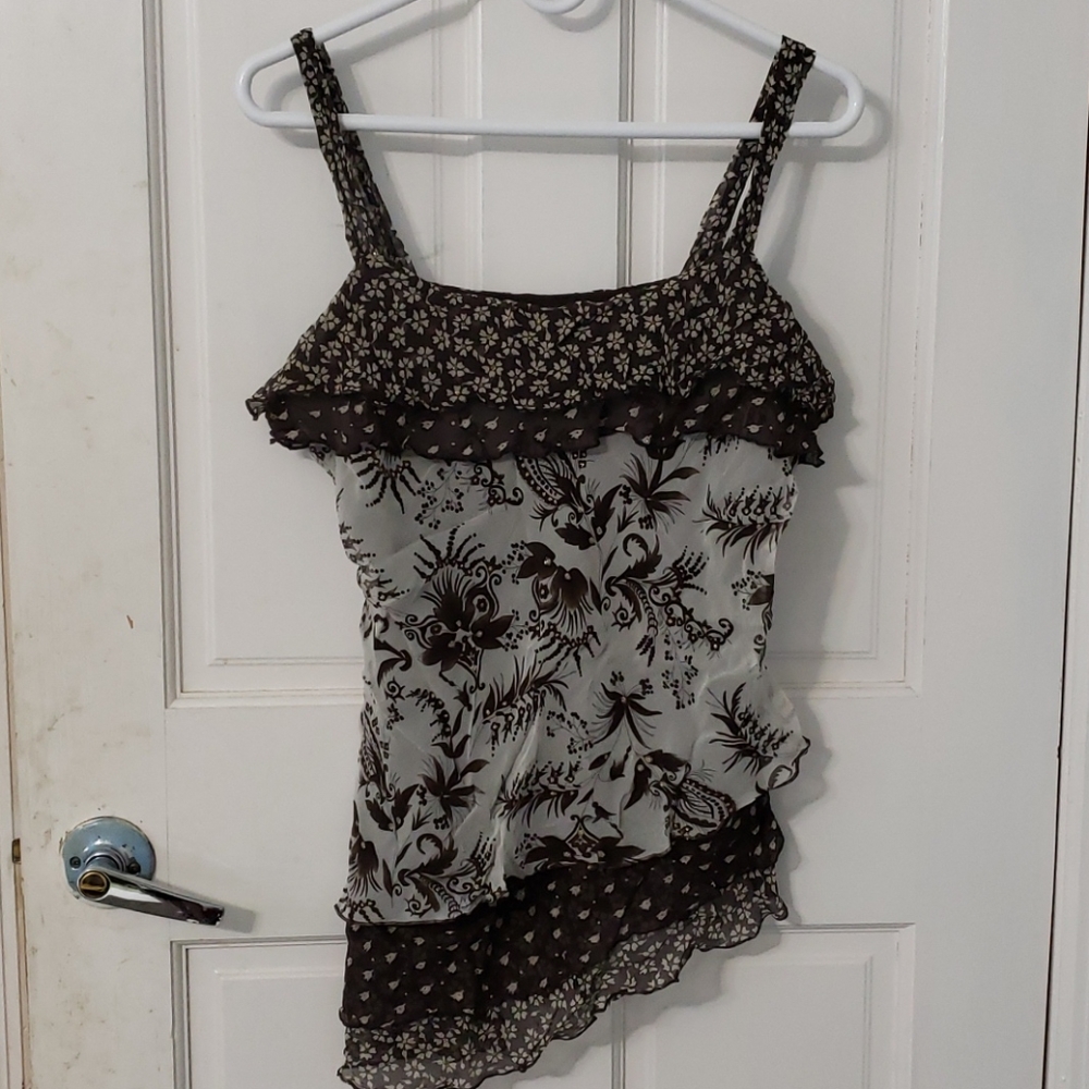 Womans Silk blouse Size Large